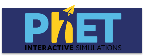 Icon that represents a link to the PhET simulations website