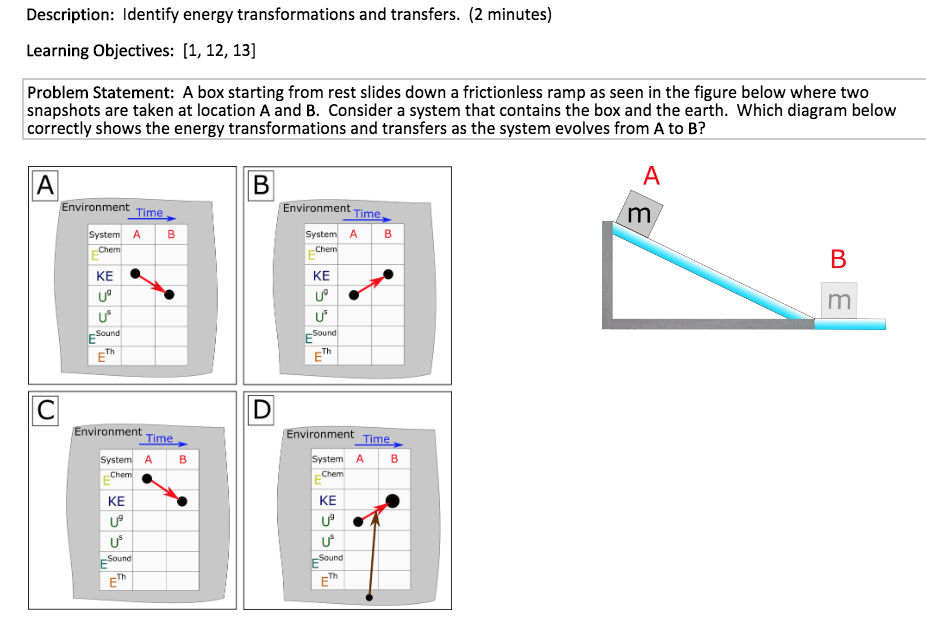 Energy transformations and transfers worksheet
