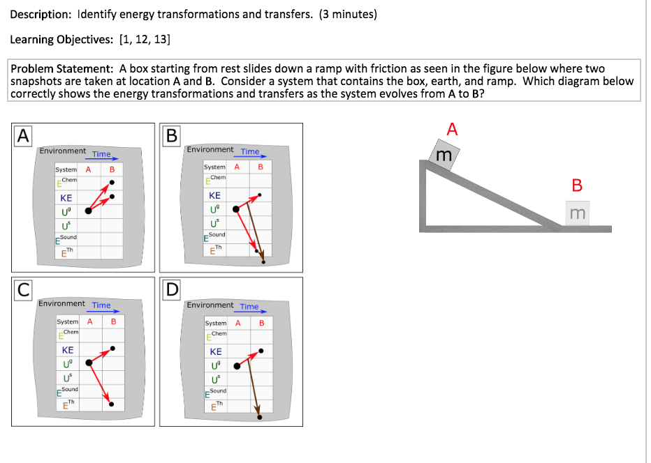 Box on a ramp worksheet