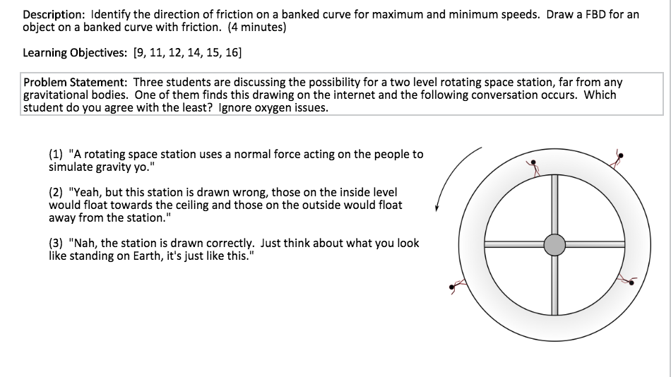 Space station worksheet