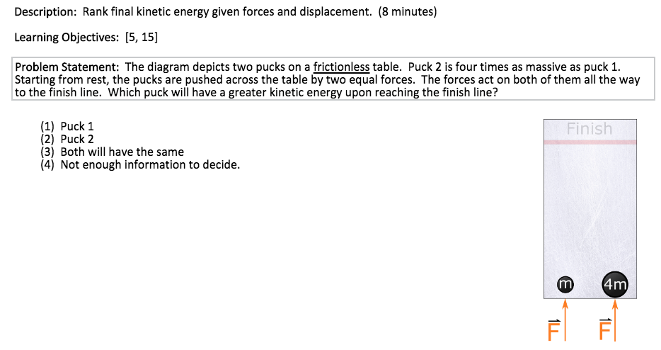 Puck problem worksheet